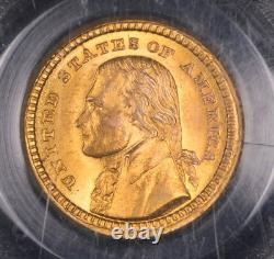 Exposition commémorative de l'achat de la Louisiane de 1903 PCGS MS-64 Dollar en or