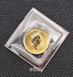 Feuille d'érable en or de 1/15 d'une valeur de 2,00 $ du Canada de 1994. 9999 Type de 1 an seulement Mintage 3540