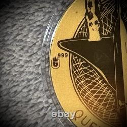 Göde Le Concorde Ensemble Complet de 6 Médailles en Or Massif 24k 0.999 Allemagne