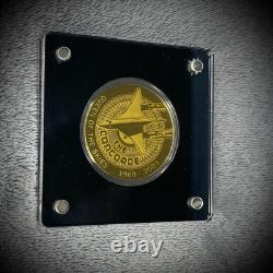 Göde Le Concorde Ensemble Complet de 6 Médailles en Or Massif 24k 0.999 Allemagne
