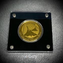 Göde Le Concorde Ensemble Complet de 6 Médailles en Or Massif 24k 0.999 Allemagne