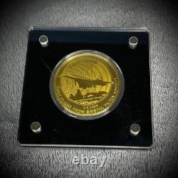 Göde Le Concorde Ensemble Complet de 6 Médailles en Or Massif 24k 0.999 Allemagne