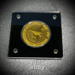 Göde Le Concorde Ensemble Complet de 6 Médailles en Or Massif 24k 0.999 Allemagne