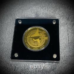 Göde Le Concorde Ensemble Complet de 6 Médailles en Or Massif 24k 0.999 Allemagne