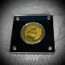 Göde Le Concorde Ensemble Complet de 6 Médailles en Or Massif 24k 0.999 Allemagne