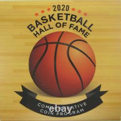 Hall of Fame du Basketball Commemoratif 2020 W Preuve Or 5 $ OGP COA