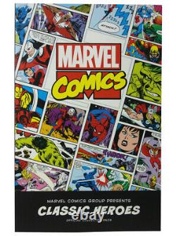 Héros classiques de Marvel - Ensemble complet de pièces commémoratives plaquées or 24 carats