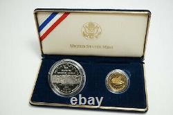 Jeux Olympiques D'hiver 2002 Pièces Commémoratives Solid Gold & Silver Us Mint Proof