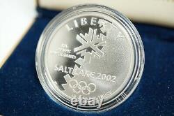 Jeux Olympiques D'hiver 2002 Pièces Commémoratives Solid Gold & Silver Us Mint Proof