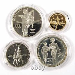 Jeux olympiques d'Atlanta 1996 - Ensemble commémoratif de 4 pièces de monnaie (SKUCPC2958)