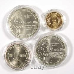 Jeux olympiques d'Atlanta 1996 - Ensemble commémoratif de 4 pièces de monnaie (SKU: CPC2955)