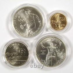 Jeux olympiques d'Atlanta 1996 - Ensemble commémoratif de 4 pièces de monnaie (SKU CPC2956)