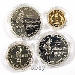 Jeux olympiques d'Atlanta de 1996 - Ensemble commémoratif de 4 pièces de monnaie SKUCPC2957