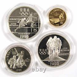 Jeux olympiques d'Atlanta de 1996 - Ensemble commémoratif de 4 pièces de monnaie SKUCPC2959