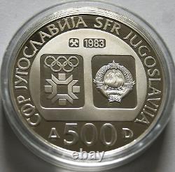 Jeux olympiques d'été/hiver de Los Angeles/Sarajevo 1983-1984 ensemble de preuves en or/argent de 6 pièces