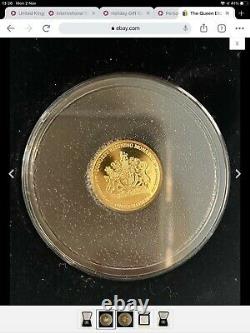 La Reine Elizabeth II Le Plus Long Monarque Régnant Solid Gold Coin 9ct