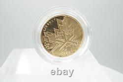 Les Jeux olympiques de Salt Lake City en 2002 - Pièce commémorative en or 21K de cinq dollars à l'épreuve.