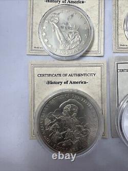 Lot mixte commémoratif de 12 pièces de la Monnaie américaine