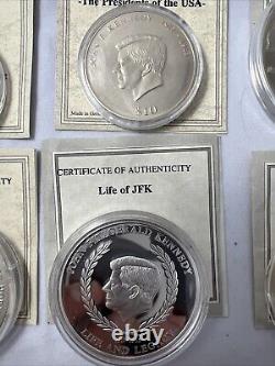 Lot mixte commémoratif de 12 pièces de la Monnaie américaine