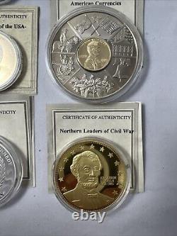 Lot mixte commémoratif de 12 pièces de la Monnaie américaine
