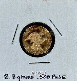 Médaille George Washington, Franklin Mint, 2,3 grammes d'or 0,500