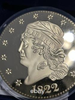 Médaille commémorative dorée à l'or 24K de la Monnaie américaine avec boîte de collection