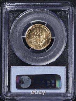 Médaille commémorative en or de 5 $ des Jeux Olympiques de 1992 PCGS MS70