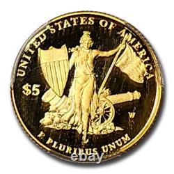 Médaille d'honneur commémorative en or $5 de 2011 PR-70 PCGS
