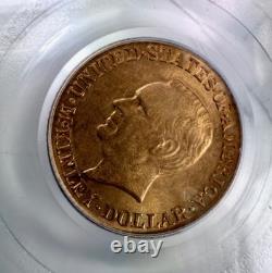Monnaie commémorative en or de 1 $ McKinley de 1916, États-Unis, PCGS MS 63