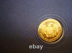 Monnaie commémorative en or de la Monnaie de Lincoln. 999