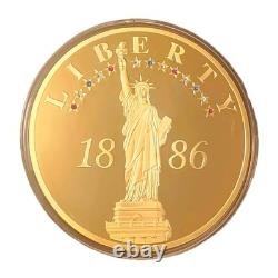 Monnaie commémorative géante du  anniversaire de la Statue de la Liberté