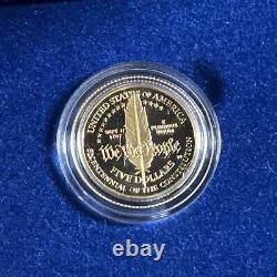 Monnaie des États-Unis Ensemble de 2 pièces en épreuve de la Constitution de 1987 Nous, le peuple