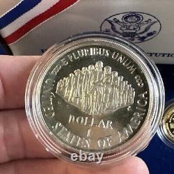 Monnaie des États-Unis Ensemble de 2 pièces en épreuve de la Constitution de 1987 Nous, le peuple