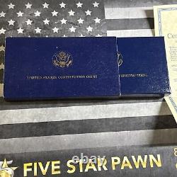 Monnaie des États-Unis Ensemble de 2 pièces en épreuve de la Constitution de 1987 Nous, le peuple