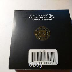 Monnaie en Or UNC de 5 $ de 2024 commémorant la Plus Grande Génération de l'Amérique avec Coffret et Certificat d'Authenticité