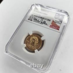 Monnaie en Or de 5 $ des JO de 1988 NGC POP 1 Signée par Mike Castle PF 70 Ultra Cameo