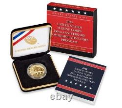 Monnaie en or de 5 $ de la preuve du 250e anniversaire du Corps des Marines des États-Unis 2025-W
