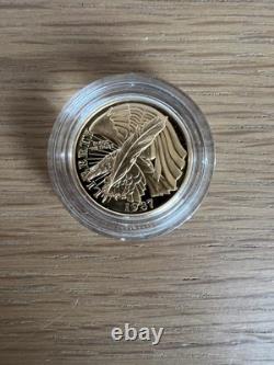 Monnaie en or de 5 $ en preuve de choix commémorative de la Constitution des États-Unis 1987