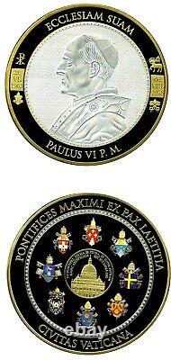 Pape Paul VI Pièce Commémorative Preuve De Chance Valeur De L'argent 139,95 $