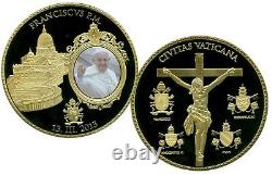 Pièce Commémorative Du Pape François Preuve De Chance Valeur De L'argent 139,95 $