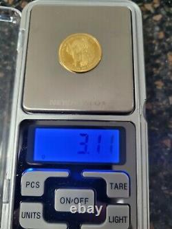 Pièce D'épreuve D'or 2007 3,1 Grammes. 585 Gold 14k Peral Harbour American Mint