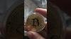 Pièce Commémorative Bitcoin Plaquée Or 24 Carats, édition Limitée Btc Avec étui Protecteur