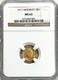 Pi&egrave;ce Comm&eacute;morative Am&eacute;ricaine En Or De 1 Dollar Mckinley 1917, Certifi&eacute;e Ngc Mint State 63