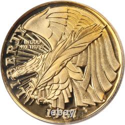 Pièce commémorative en or Constitution 1987-W 5 $ ICG PR70 DCAM