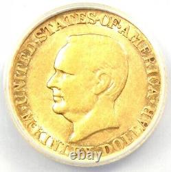 Pièce commémorative en or McKinley de 1916, certifiée ANACS VF30, d'une valeur de 1 dollar G$.