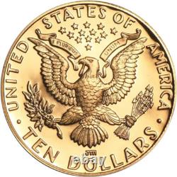 Pièce commémorative en or de 10 $ de la Monnaie des États-Unis (BU ou épreuve)