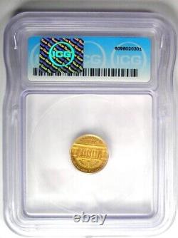 Pièce commémorative en or de 1916 McKinley Dollar G$1 certifiée ICG AU53 Détails
