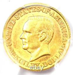 Pièce commémorative en or de 1916 McKinley de 1 dollar G$1 PCGS Détail non circulé UNC