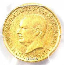 Pièce commémorative en or de 1916 du dollar McKinley G$1 certifiée PCGS AU50