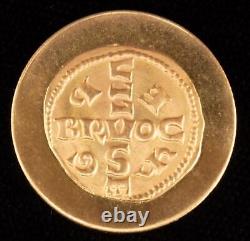 Pièce commémorative en or de 1965 Belgique Millénaire de la frappe à Bruxelles Histoire